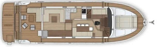 Главная палуба BENETEAU GRAND TRAWLER 62 2 | MARINEPOINT Главная палуба 2