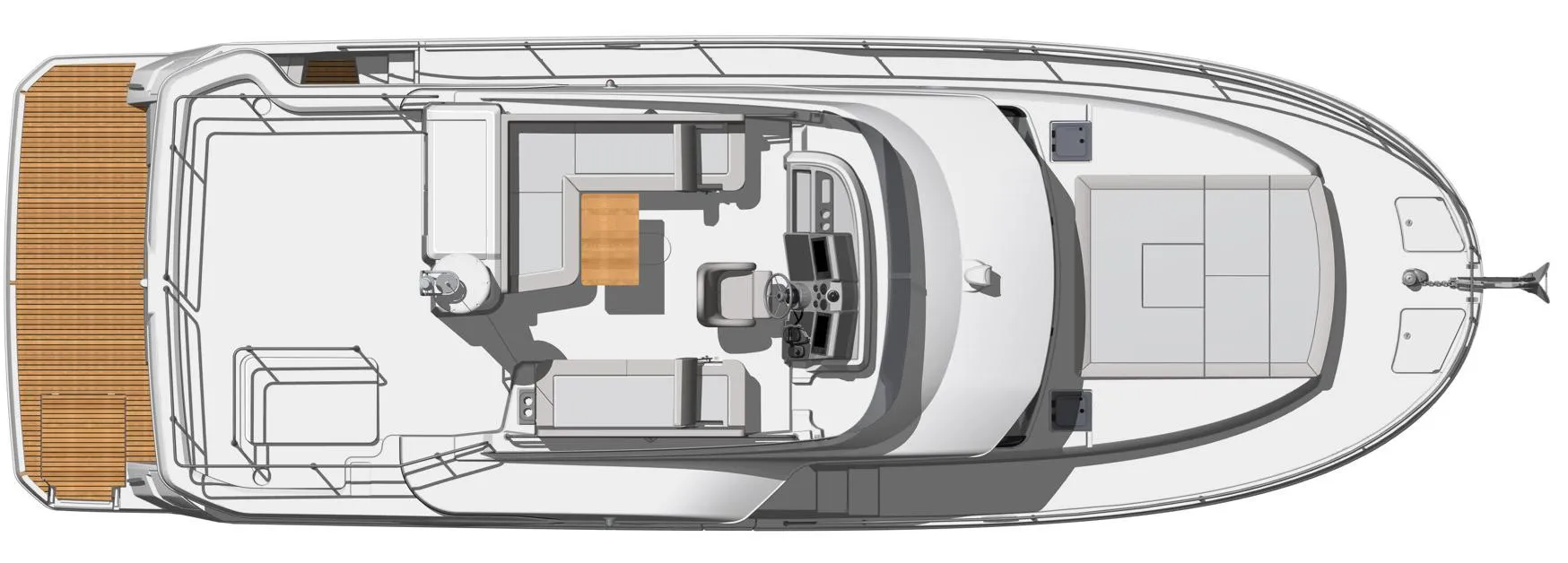 Флайбридж BENETEAU SWIFT TRAWLER 41 FLY 1 | MARINEPOINT Флайбридж 1