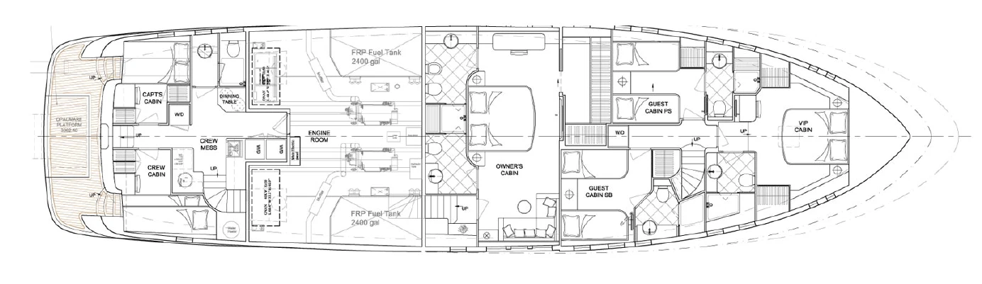 Нижняя палуба  3