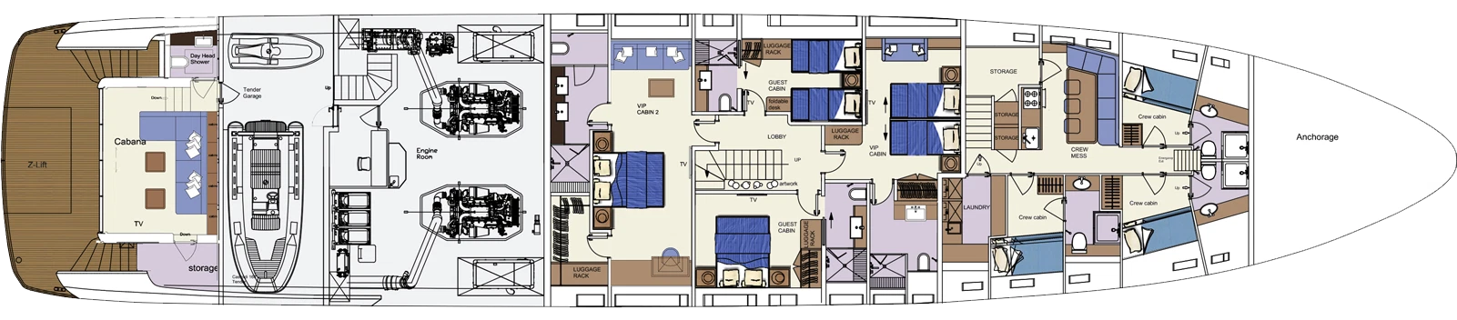 Нижняя палуба  4