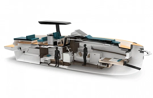 Моторная яхта Fiart Mare SEAWALKER 43 2021 11