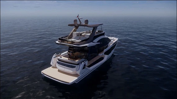 Яхта Galeon 560 FLY  2