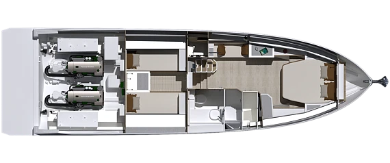 Моторная яхта Fiart Mare SEAWALKER 43 2021 3