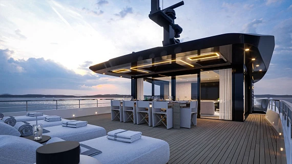 Яхта ARCADIA A96  11