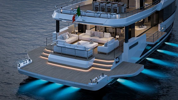 Яхта ARCADIA A96  9