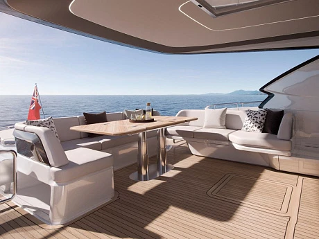 Яхта Princess S74  3