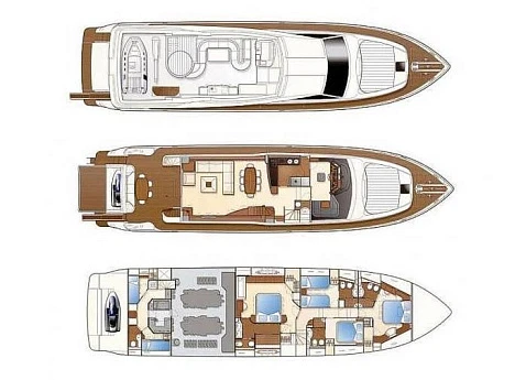 Ferretti 830 yacht 2006 13
