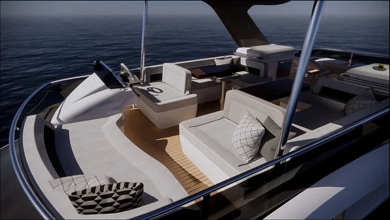 Яхта Galeon 560 FLY  4