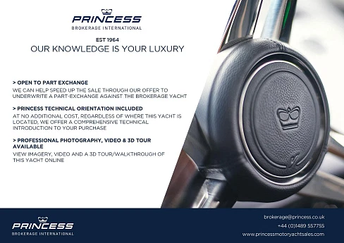 Яхта Princess S62 2023 1