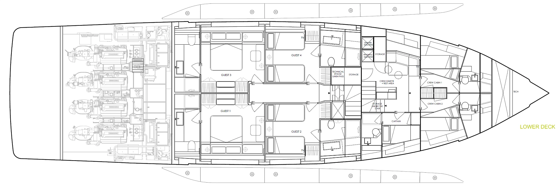 Нижняя палуба  2
