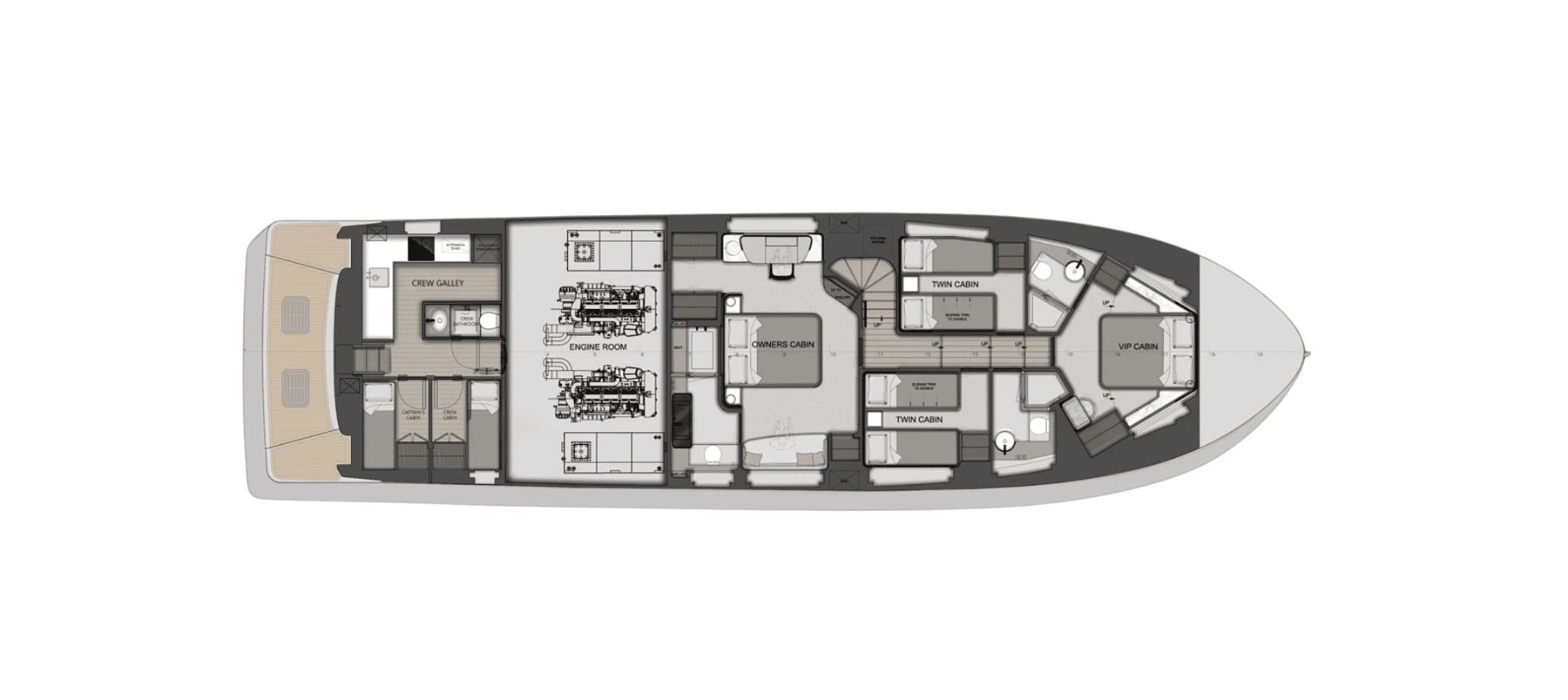 Нижняя палуба  3