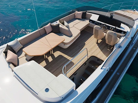 PRINCESS YACHTS ПРЕДСТАВЛЯЕТ НОВУЮ F54: НОВОЕ ОПРЕДЕЛЕНИЕ РОСКОШИ, ПРОСТРАНСТВА И МОЩИ