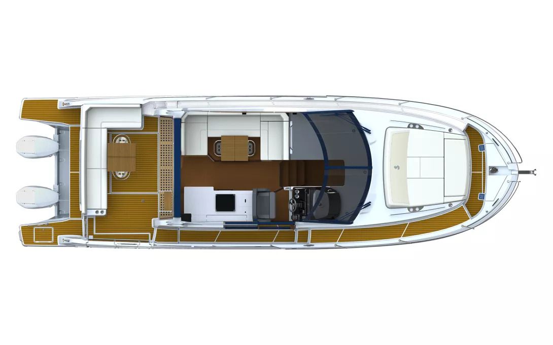 Главная палуба Beneteau Antares 12 2 | MARINEPOINT Главная палуба 2