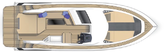 Главная палуба Galeon 365 HTS 1 | MARINEPOINT Главная палуба 1