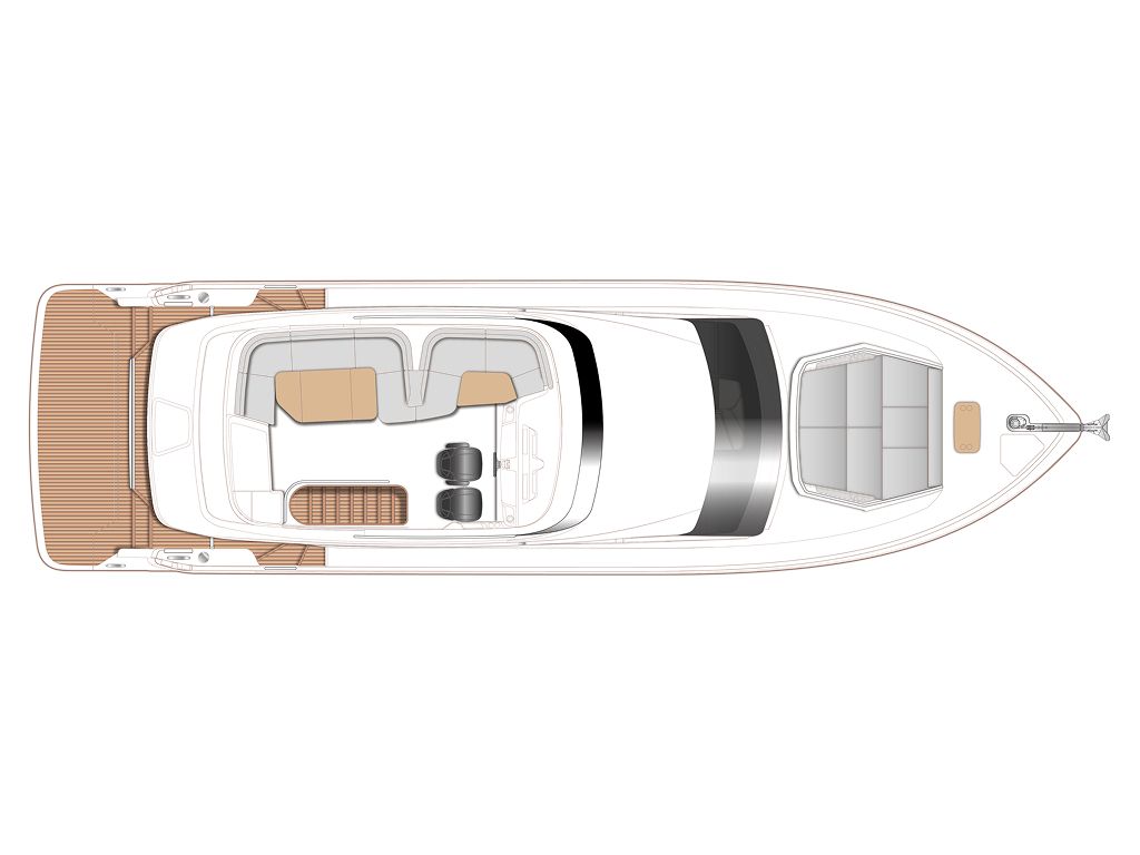Флайбридж Princess F54 1 | MARINEPOINT Флайбридж 1