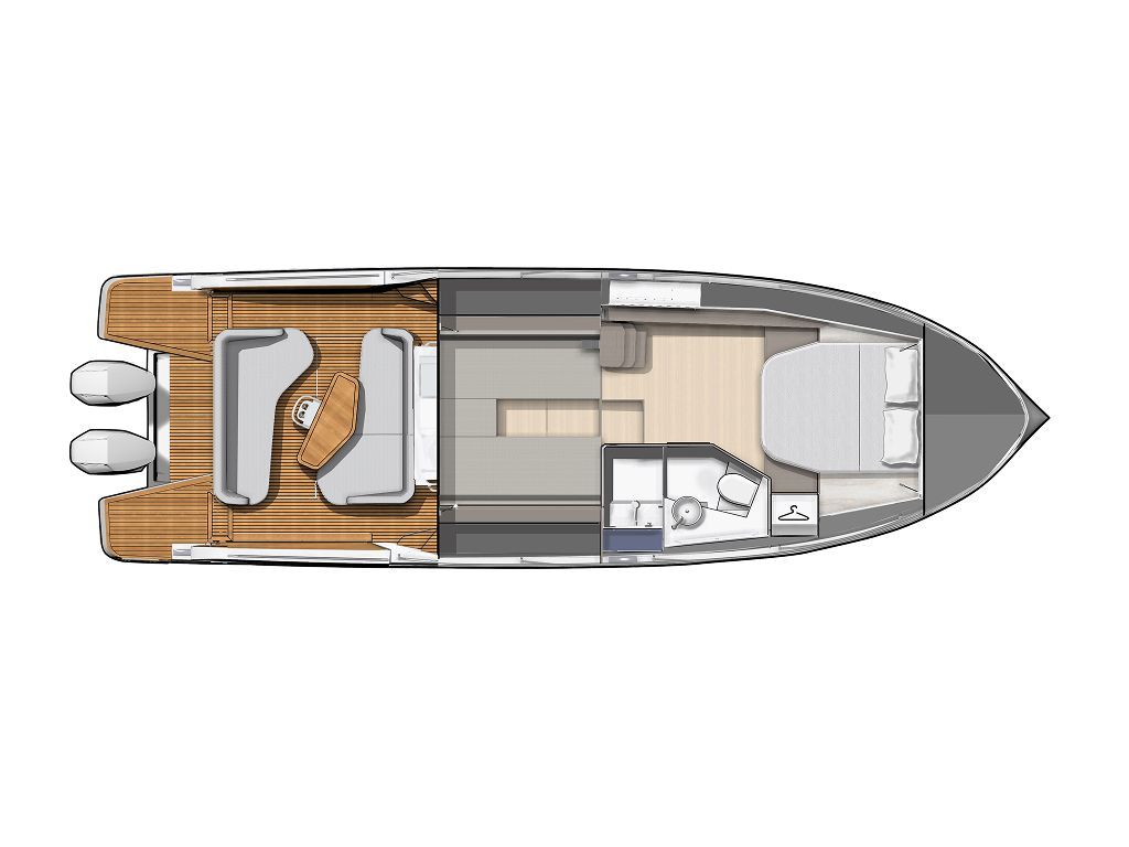 Нижняя палуба BENETEAU Gran Turismo 40 2 | MARINEPOINT Нижняя палуба 2