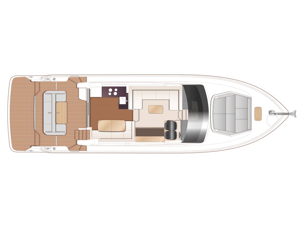 Главная палуба Princess F54 2 | MARINEPOINT Главная палуба 2