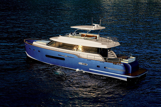 Яхта Azimut Magellano 74 2012 1