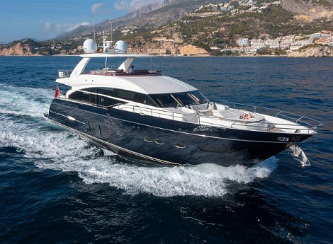 Яхта Princess Flybridge 88 2014 3