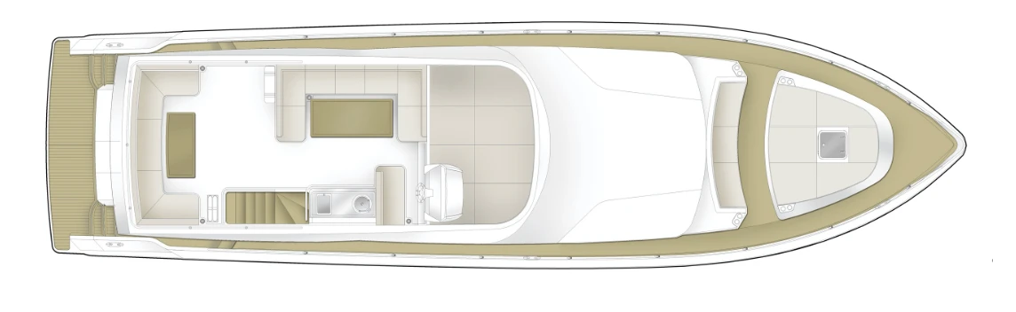 Флайбридж Majesty 62M 1 | MARINEPOINT Флайбридж 1