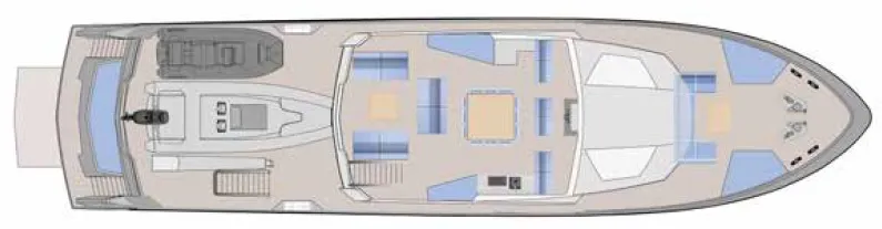 Флайбридж Numarine 32XP 1 | MARINEPOINT Флайбридж 1