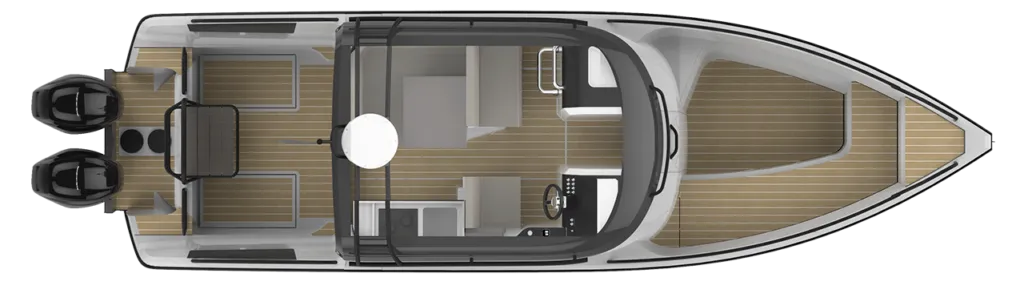 Верхняя палуба XO EXPLR 10 Sport 2024 1 | MARINEPOINT Верхняя палуба 2024 1