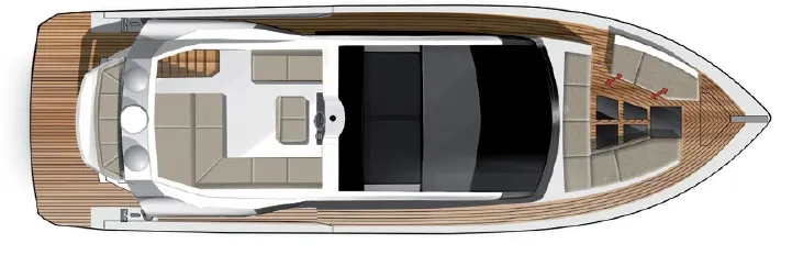 Верхняя палуба Galeon 470 SKYDECK 1 | MARINEPOINT Верхняя палуба 1