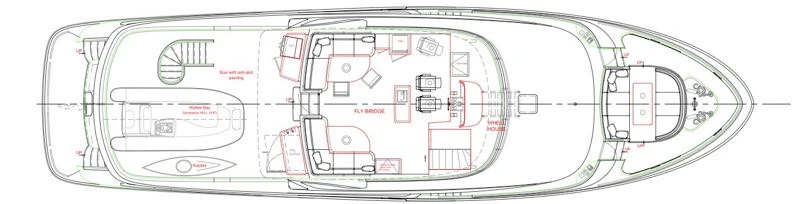 Флайбридж Selene 78 1 | MARINEPOINT Флайбридж 1
