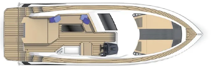 Главная палуба Galeon 365 HTS 1 | MARINEPOINT Главная палуба 1