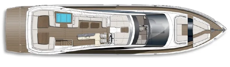 Флайбридж Galeon 800 FLY 3 | MARINEPOINT Флайбридж 3