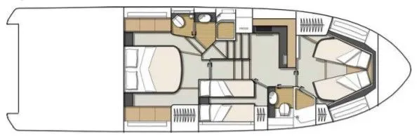 Нижняя палуба BENETEAU GRAN TURISMO 50 SPORTFLY 3 | MARINEPOINT Нижняя палуба 3