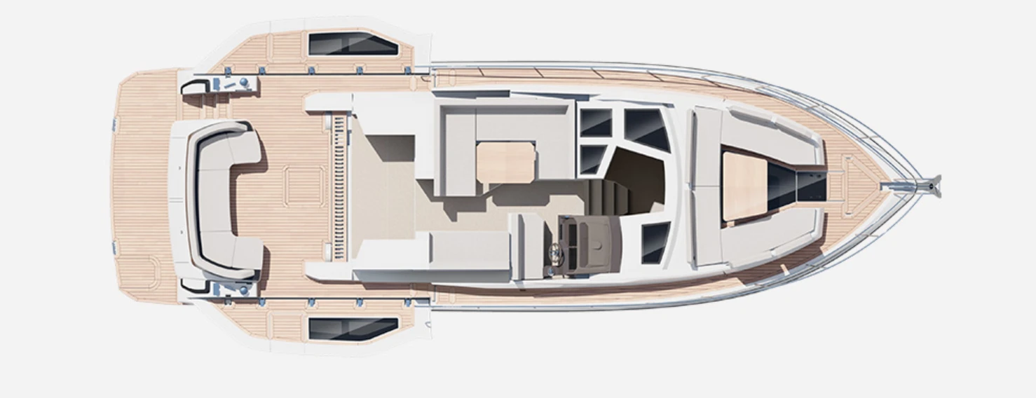 Салон Galeon 480 FLY 2 | MARINEPOINT Салон 2