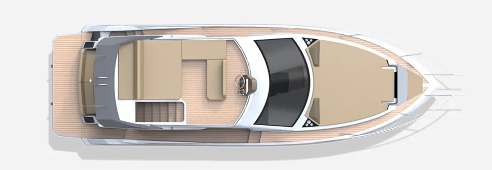 Флайбридж Galeon 360 FLY 3 | MARINEPOINT Флайбридж 3