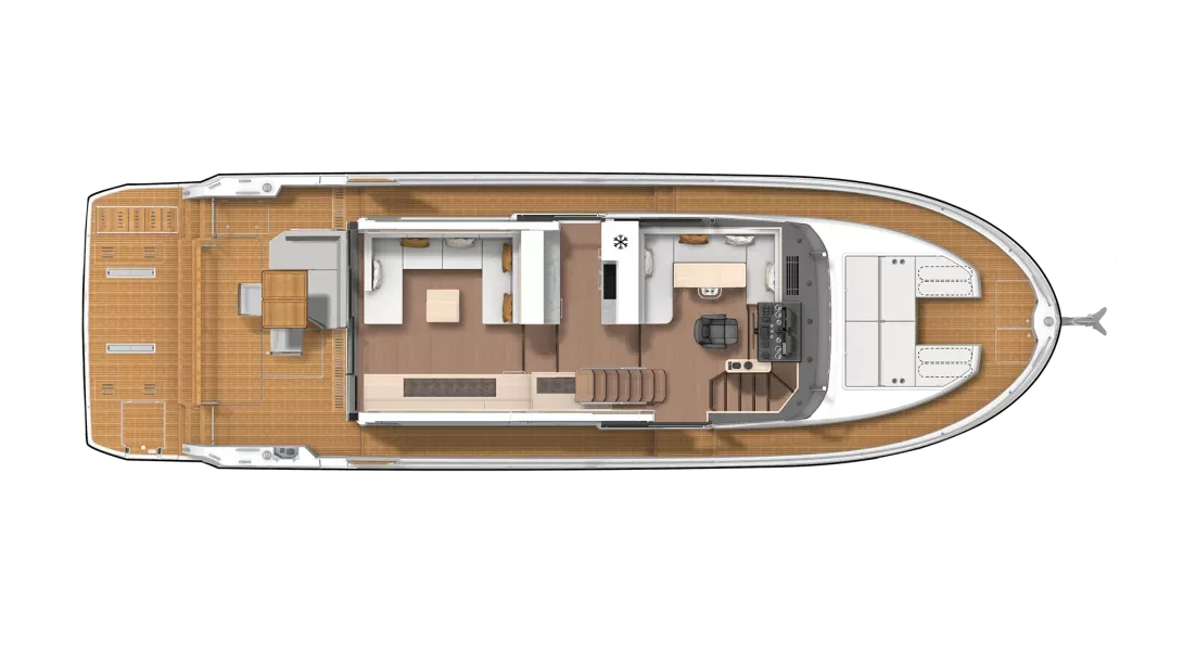 Главная палуба BENETEAU SWIFT TRAWLER 54 2 | MARINEPOINT Главная палуба 2
