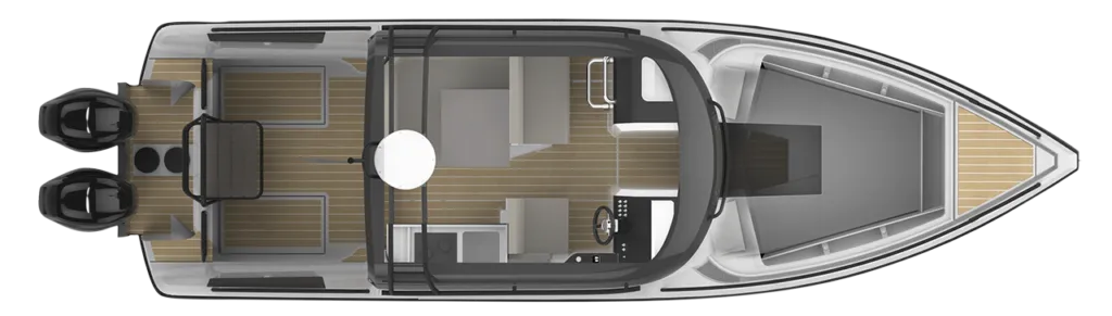 Верхняя палуба XO EXPLR 10 Sport+ 2024 1 | MARINEPOINT Верхняя палуба 2024 1