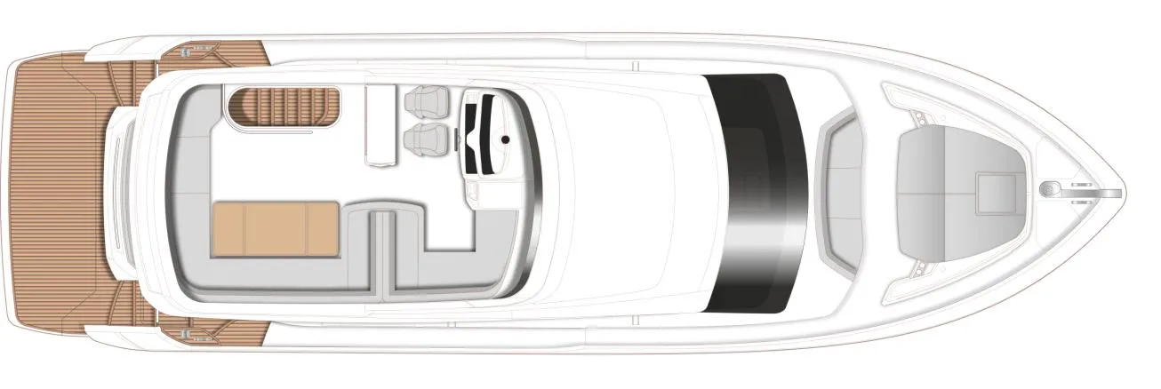 Флайбридж PRINCESS F55 1 | MARINEPOINT Флайбридж 1