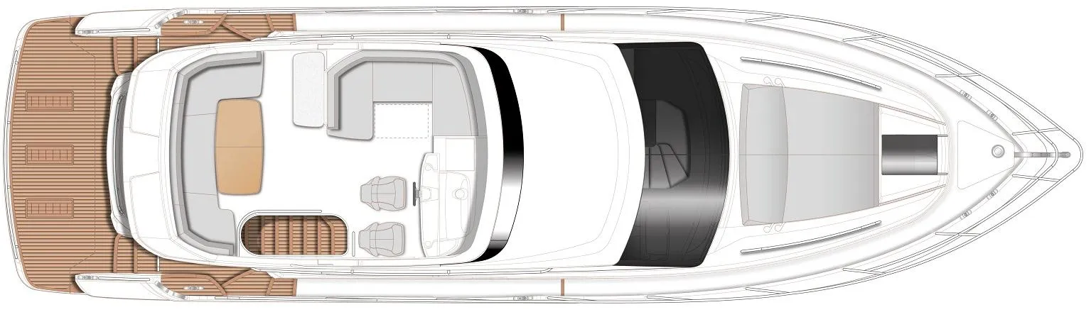 Флайбридж PRINCESS F50 1 | MARINEPOINT Флайбридж 1